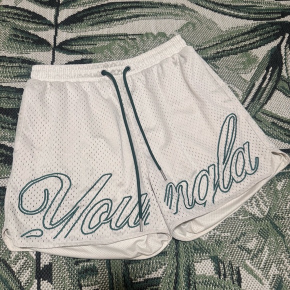 YoungLA Other - YoungLA White Mesh Men's Shorts